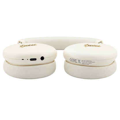 Handsfree Bluetooth Guess Metal Script Logo, A2DP, béžová