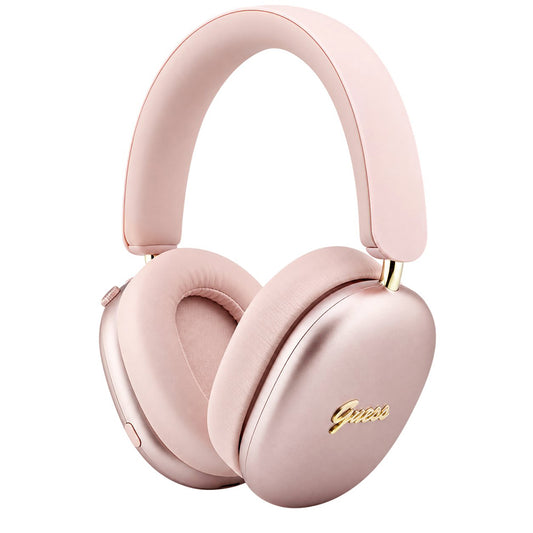 Handsfree Bluetooth Guess Metal Script Logo, A2DP, růžová