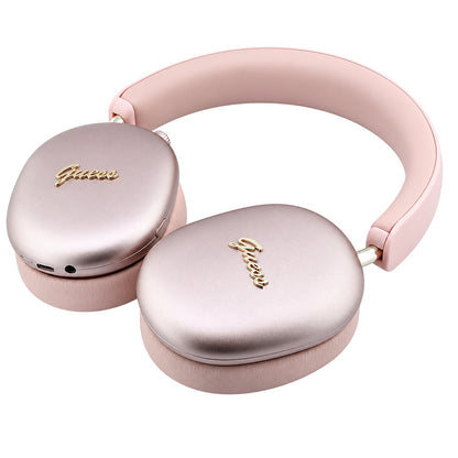 Guess Metal Script Logo Bluetooth Handsfree, A2DP, Pink