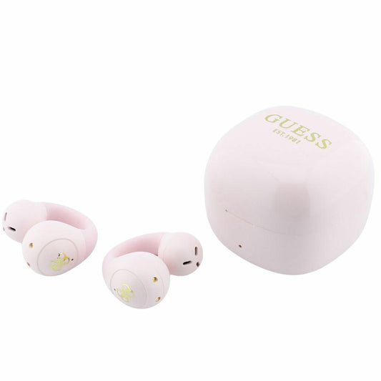 Handsfree Bluetooth Guess Mini Classic, TWS, Růžová