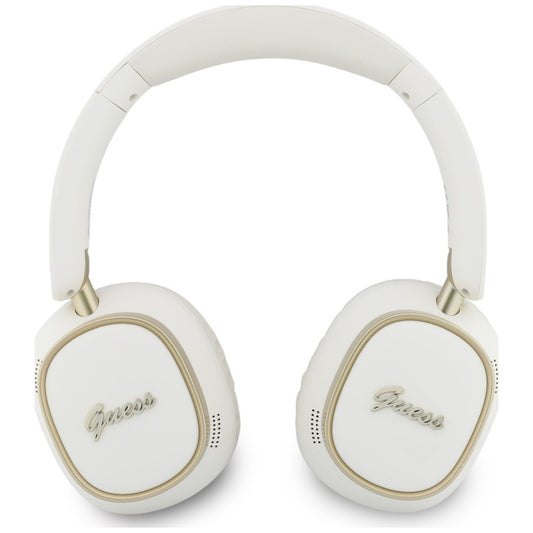 Handsfree Bluetooth Guess Rectangle Metal Script, A2DP, Bílá