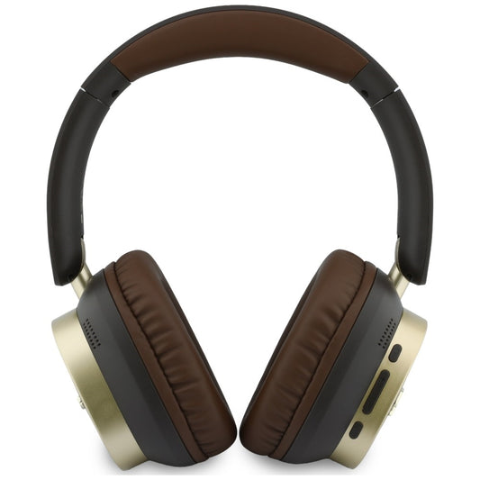 Handsfree Bluetooth Guess Rectangle Metal Script, A2DP, Hnědá