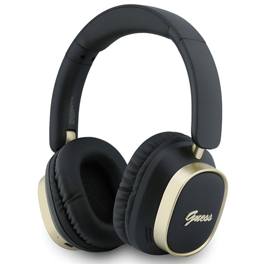 Handsfree Bluetooth Guess Rectangle Metal Script, A2DP, Černá