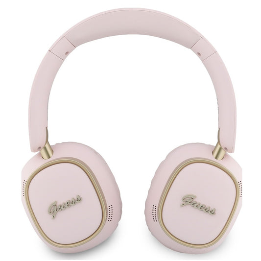 Handsfree Bluetooth Guess Rectangle Metal Script, A2DP, Růžová