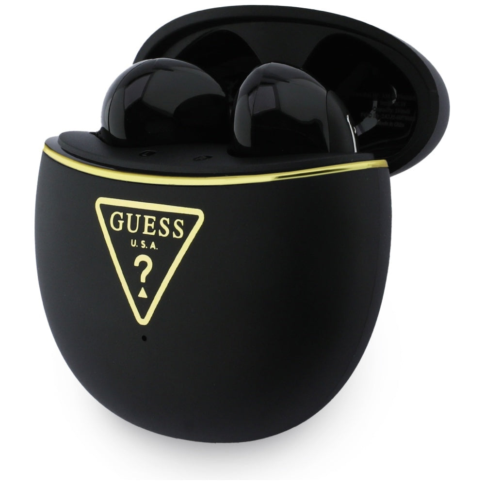 Handsfree Bluetooth Guess Script Print, TWS, Černá