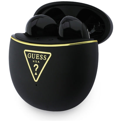 Handsfree Bluetooth Guess Script Print, TWS, Černá