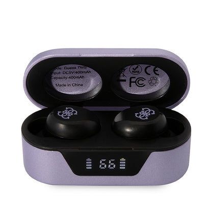 Handsfree Bluetooth Guess, TWS, Fialová