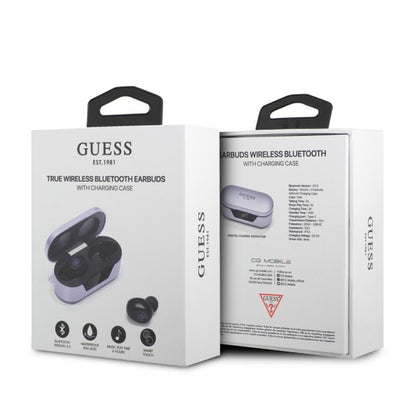 Handsfree Bluetooth Guess, TWS, Fialová