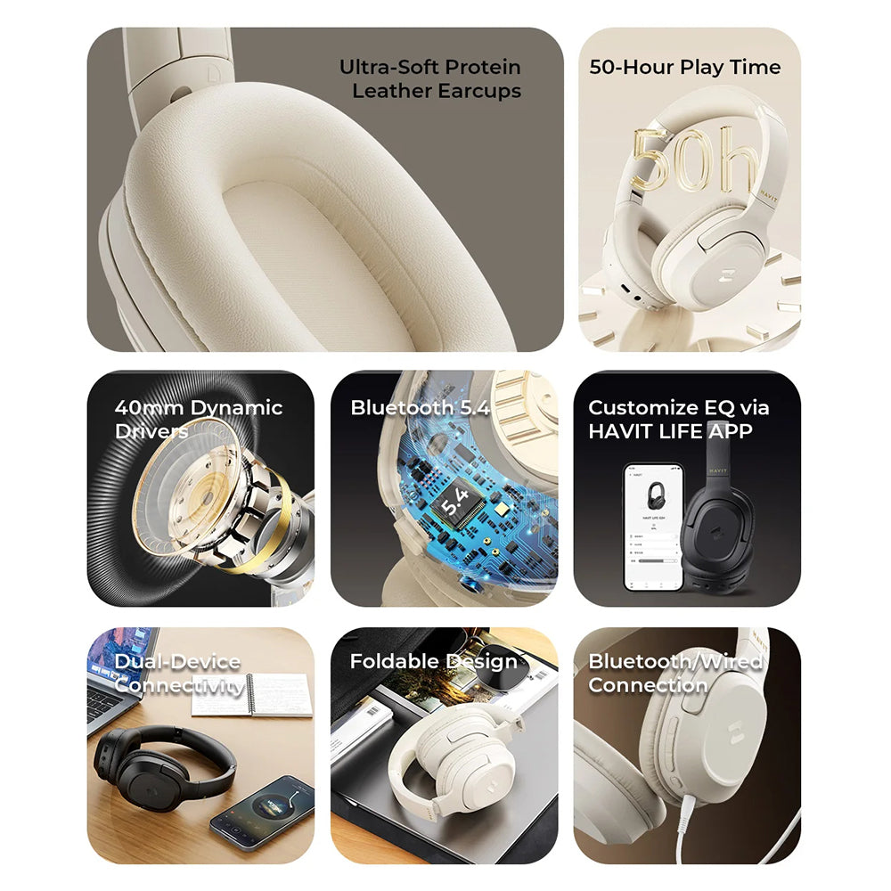 Handsfree Bluetooth HAVIT H612BT, A2DP, Černá