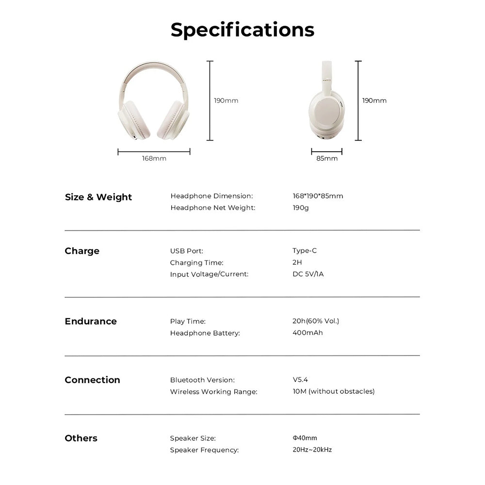 Handsfree Bluetooth HAVIT H619BT, A2DP, Černá