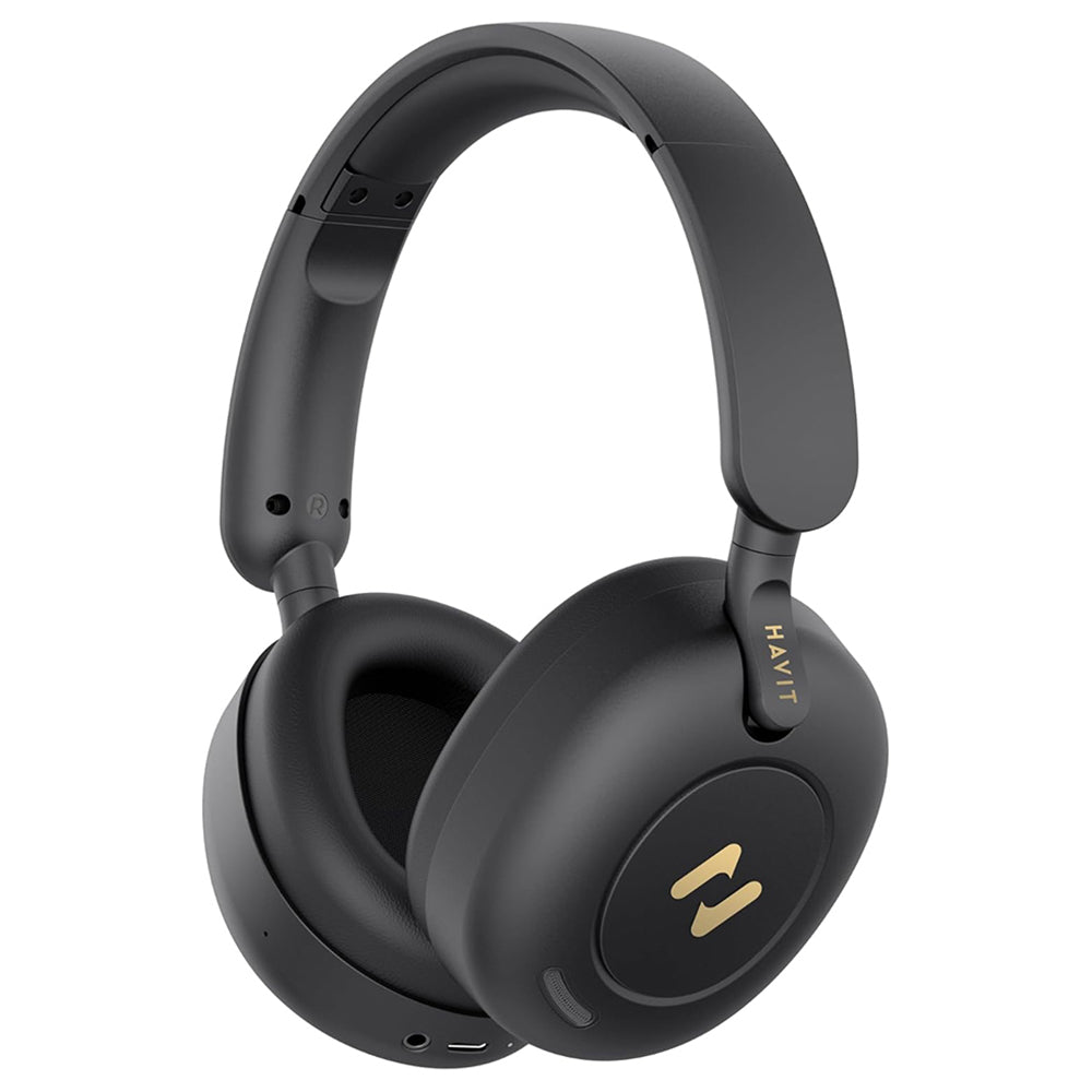 Handsfree Bluetooth HAVIT H655BT Pro, Multipoint, A2DP, ANC, Černá