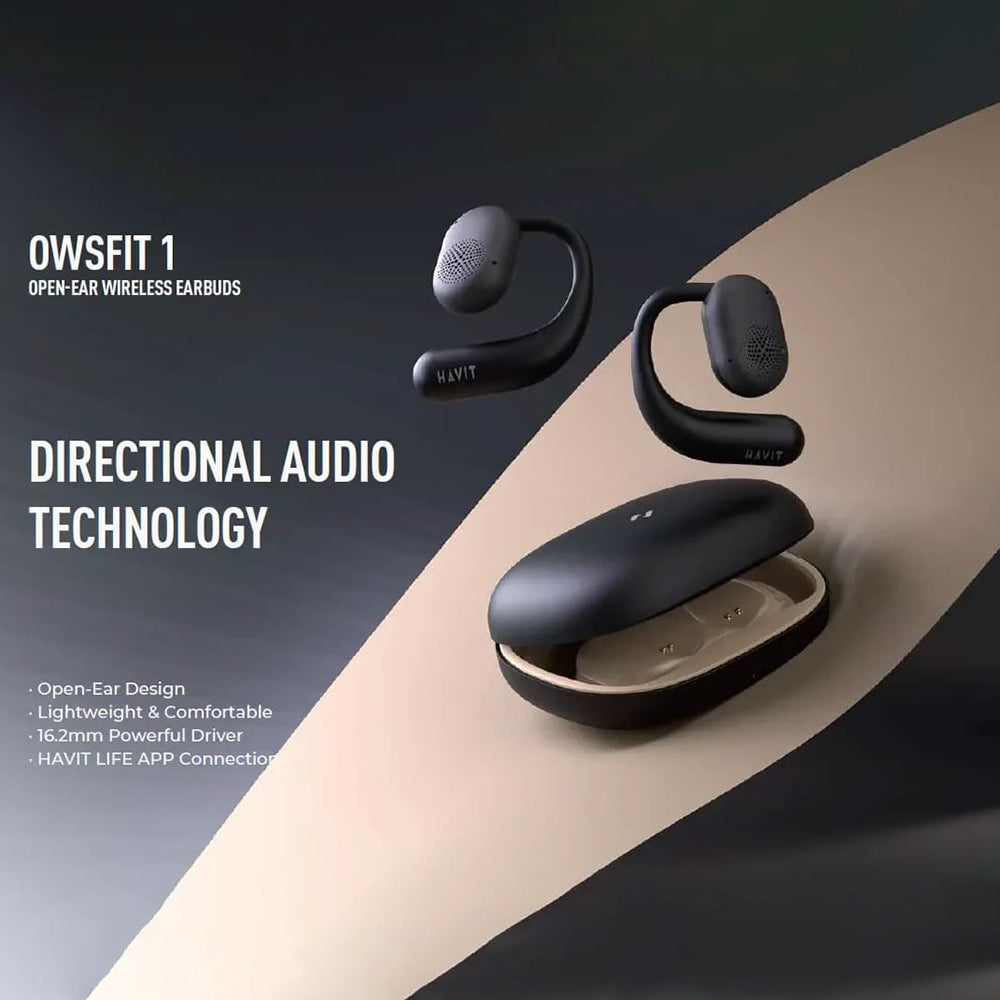 Handsfree Bluetooth HAVIT OWS914, TWS, Béžová