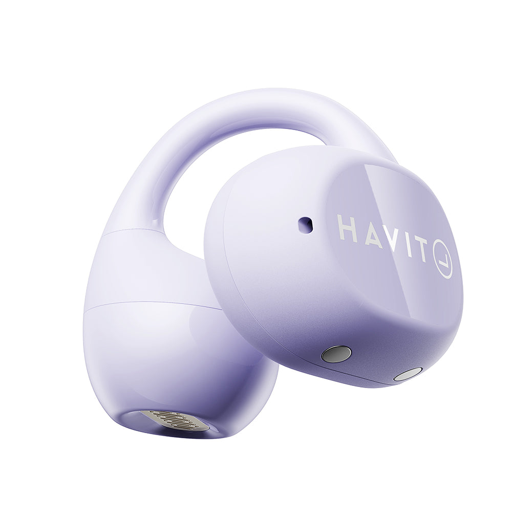 Handsfree Bluetooth HAVIT OWS916 Lite, TWS, Fialová