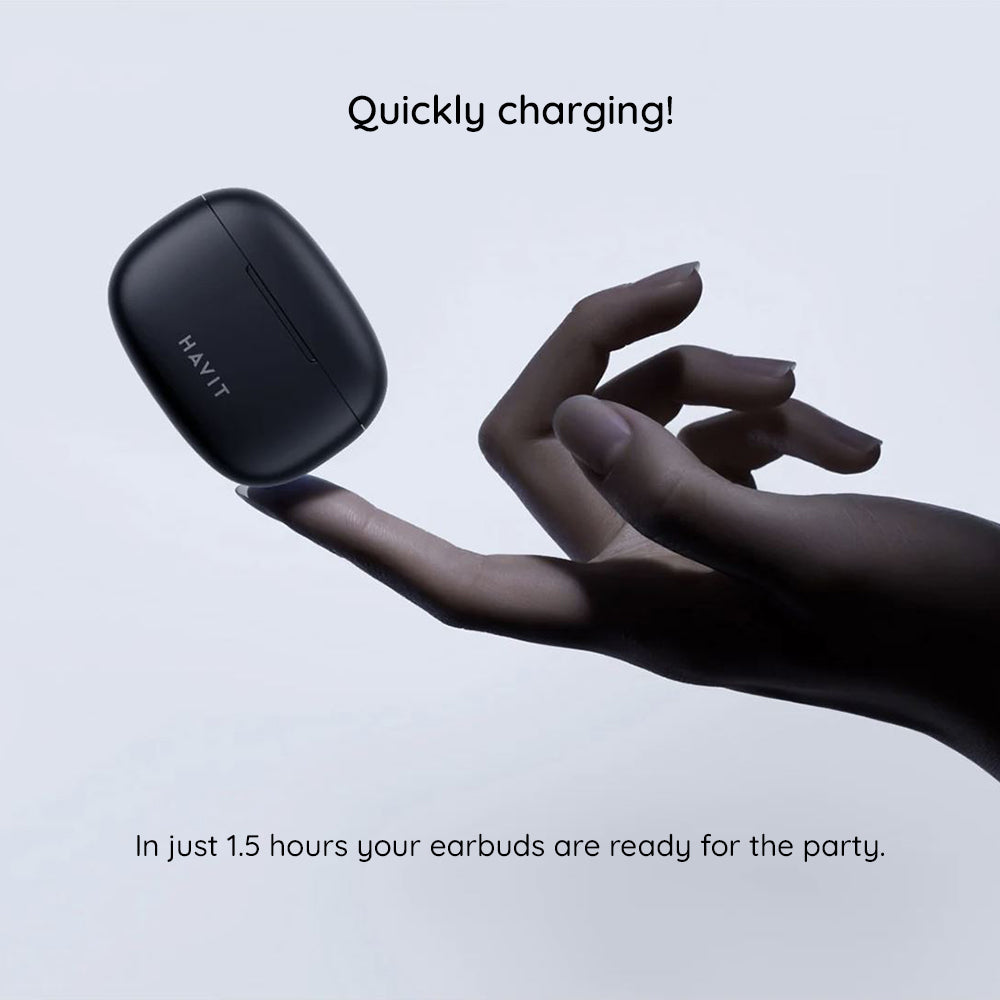 Handsfree Bluetooth HAVIT TW967 Pro, TWS, Černá