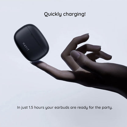 Handsfree Bluetooth HAVIT TW967 Pro, TWS, Černá