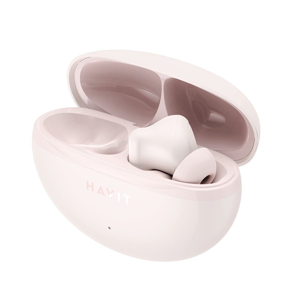 Handsfree Bluetooth HAVIT TW986, TWS, Růžová
