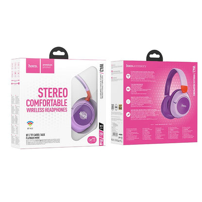 Handsfree Bluetooth HOCO Adventure W43, A2DP, Fialová