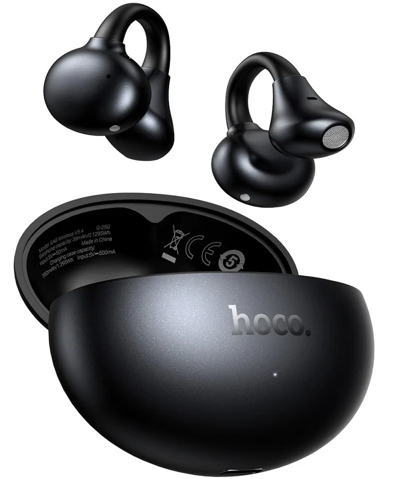 Handsfree Bluetooth HOCO EA8, TWS, Černá