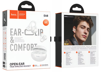 Handsfree Bluetooth HOCO EA8, TWS, Bílá