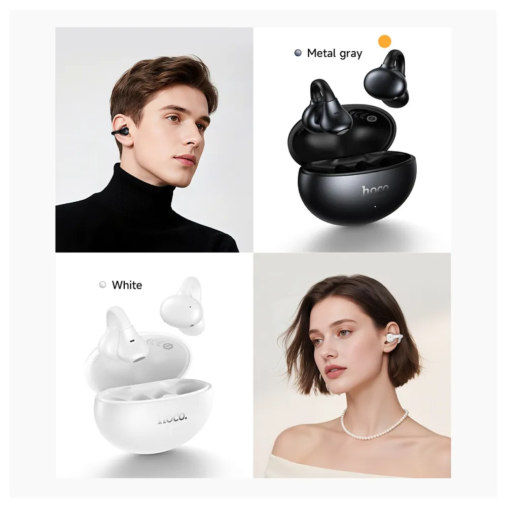 Handsfree Bluetooth HOCO EA8, TWS, Bílá