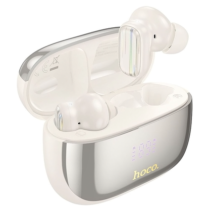 Handsfree Bluetooth HOCO EQ20, TWS, ANC, MultiPoint, Bílá