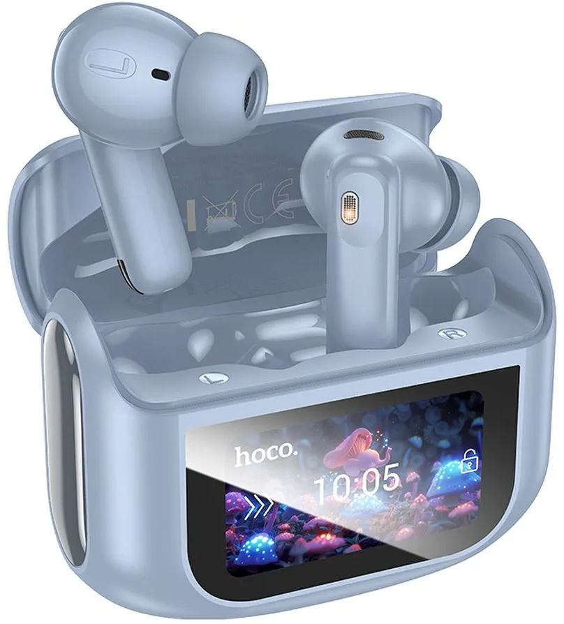 Handsfree Bluetooth HOCO EQ21, TWS, ANC, Modrá