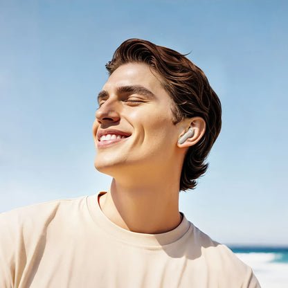 Handsfree Bluetooth HOCO EQ21, TWS, ANC, Bílá
