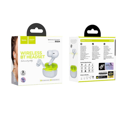 Handsfree Bluetooth HOCO EQ24, TWS, Šedé