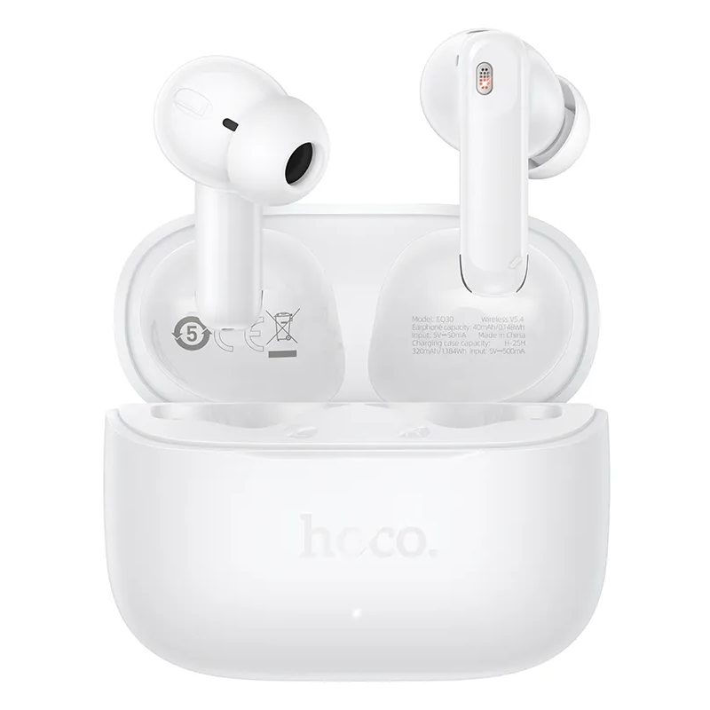 Handsfree Bluetooth HOCO EQ30, TWS, Bílá