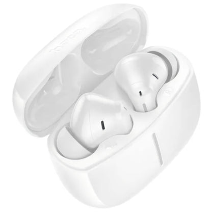 Bluetooth handsfree HOCO EQ34 Plus, TWS, ANC, bílá