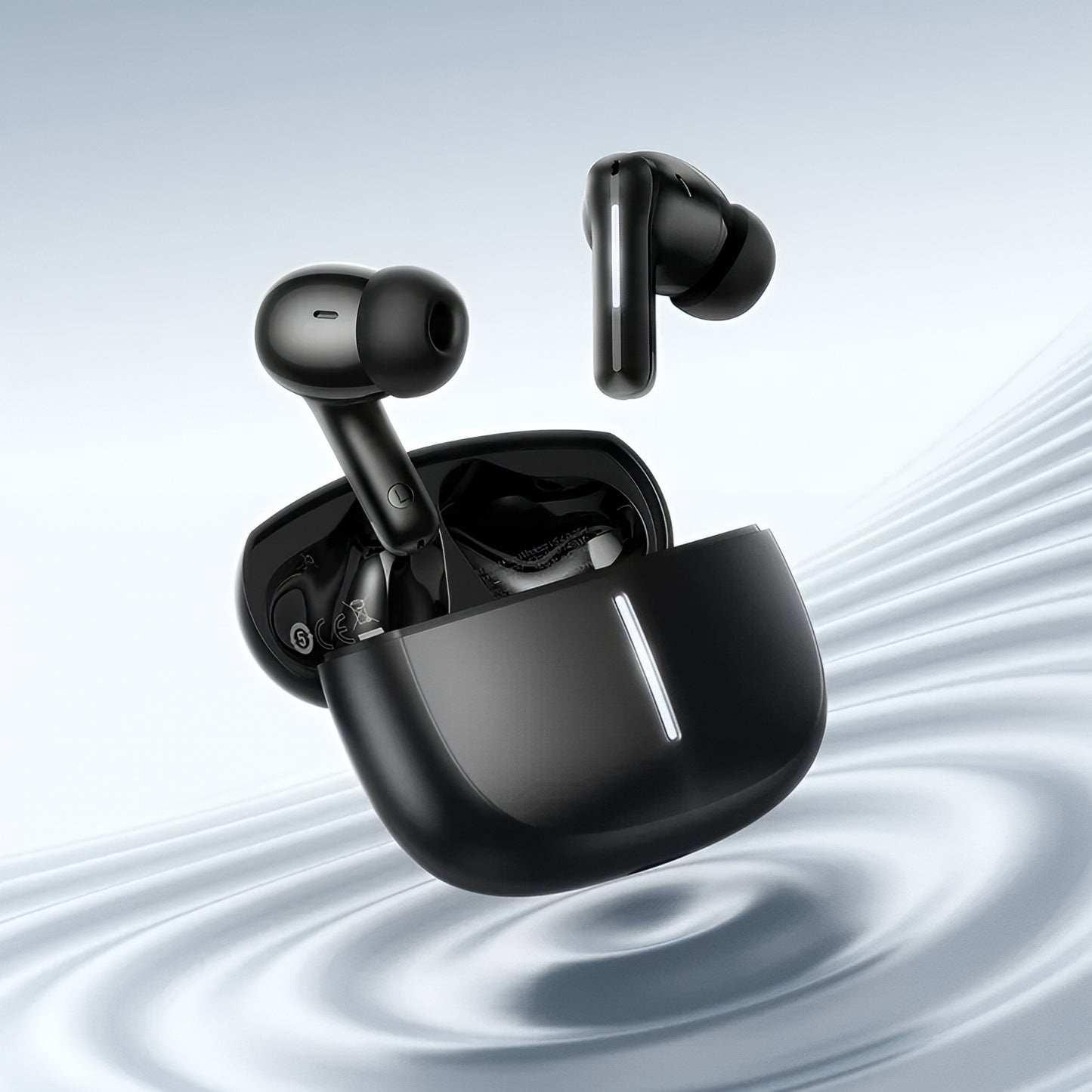 Handsfree Bluetooth HOCO EQ34 Plus, TWS, ANC, Černá