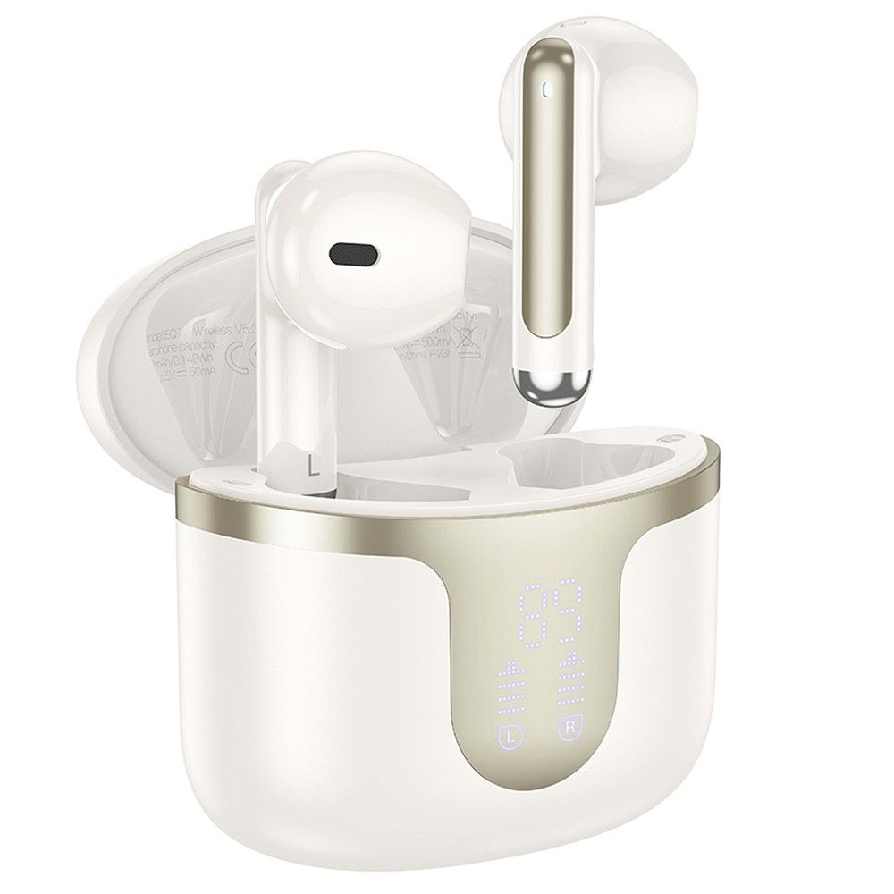 Handsfree Bluetooth HOCO EQ7, TWS, Bílá