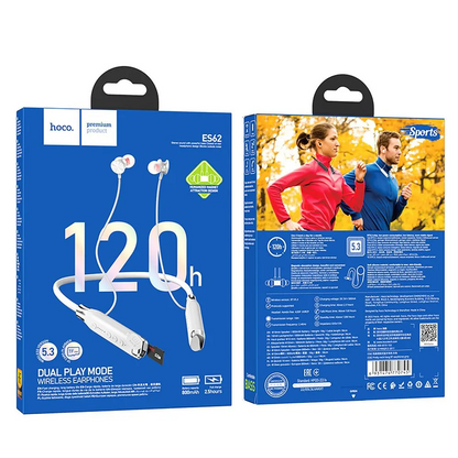 Handsfree Bluetooth HOCO ES62, A2DP, Šedá