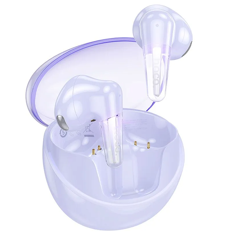 Handsfree Bluetooth HOCO EW202, TWS, Fialová