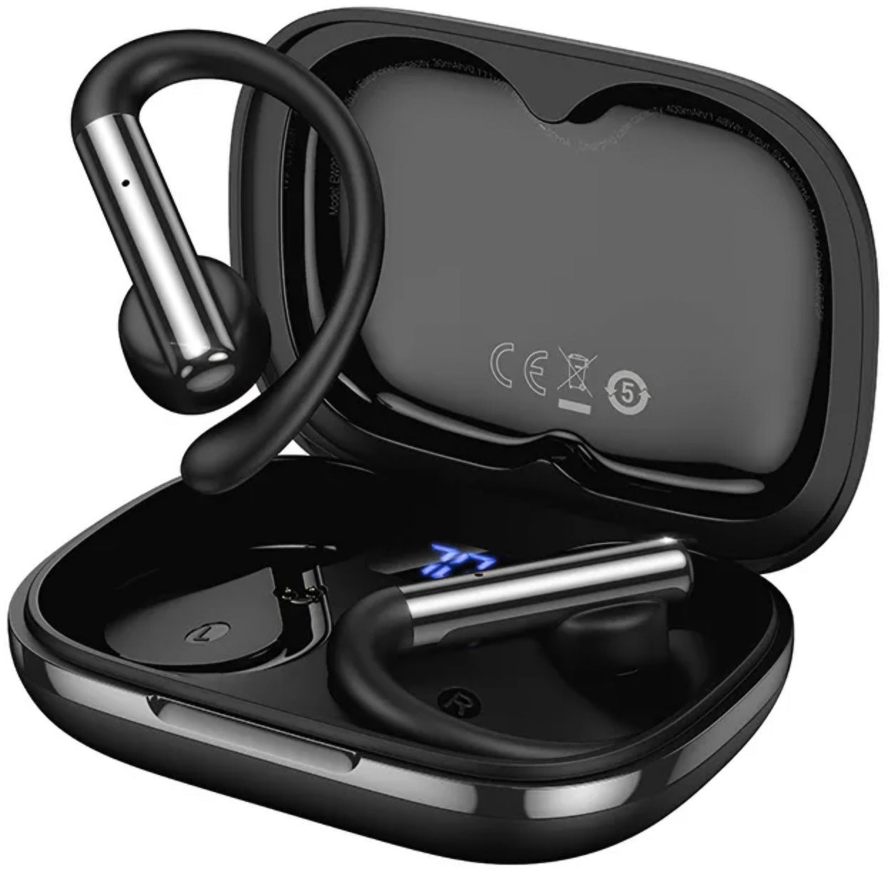 Handsfree Bluetooth HOCO EW206, TWS, Černá