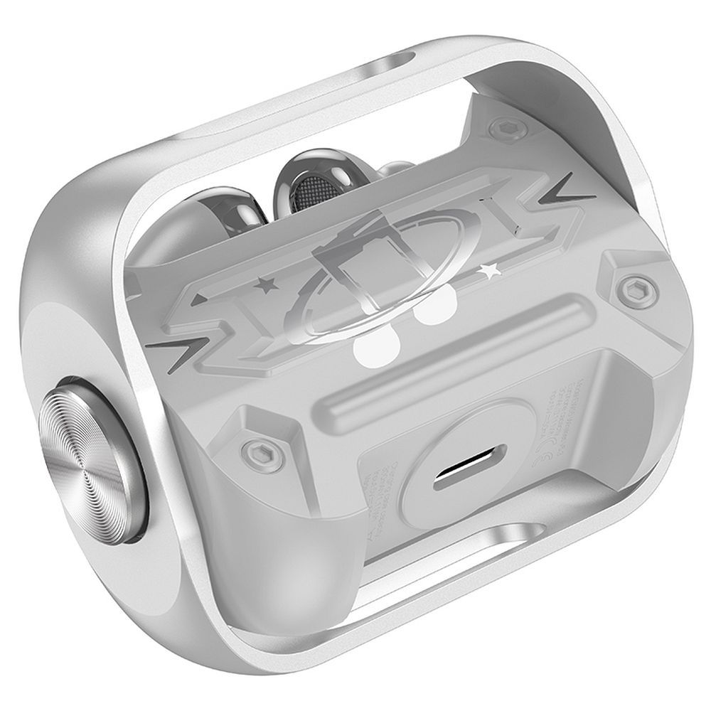 Handsfree Bluetooth HOCO EW55, TWS, Stříbrný