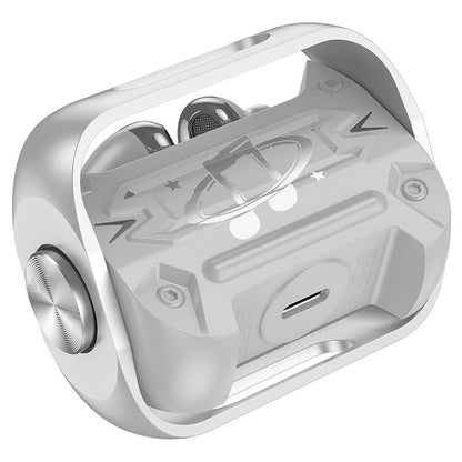 Handsfree Bluetooth HOCO EW55, TWS, Stříbrný