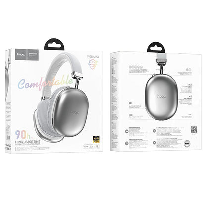 HOCO W35 Max Bluetooth Handsfree, A2DP, stříbrná 