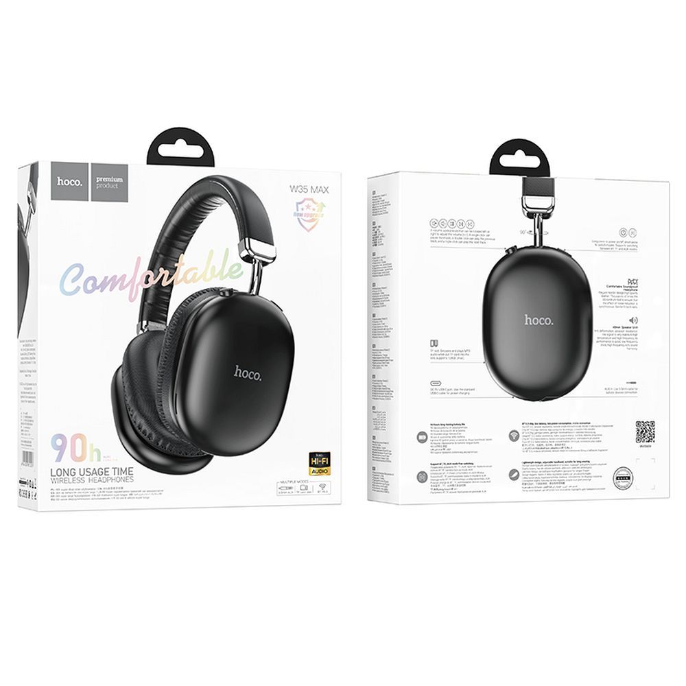 Handsfree Bluetooth HOCO W35 Max, A2DP, Černá