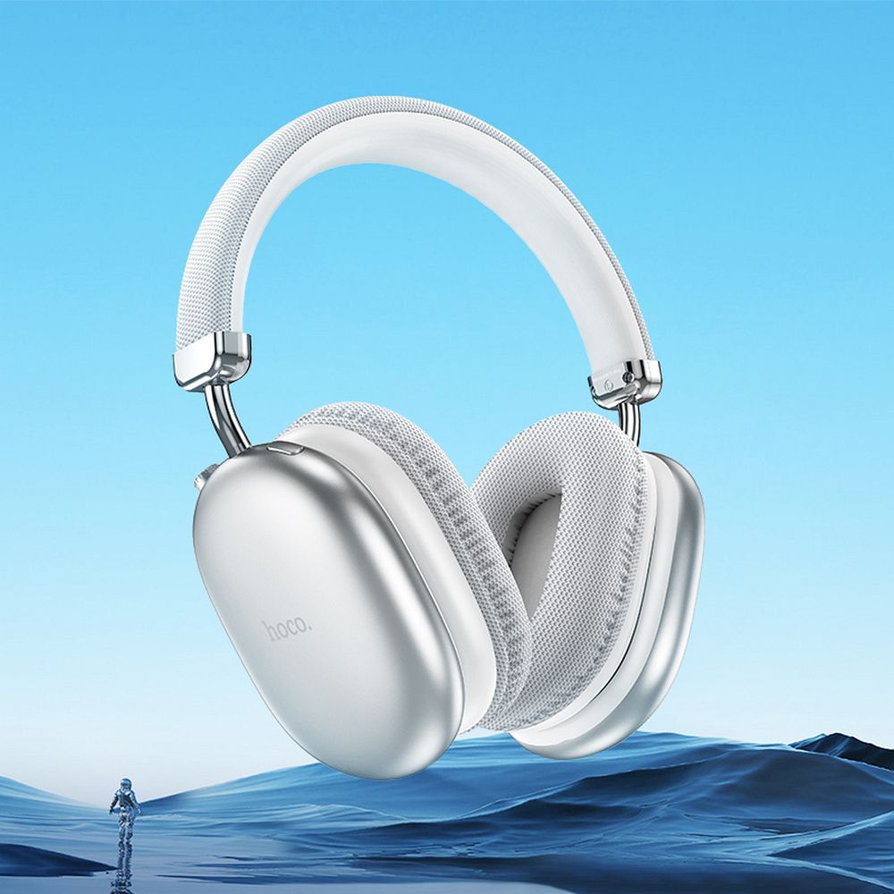 HOCO W35 Max Bluetooth Handsfree, A2DP, stříbrná 