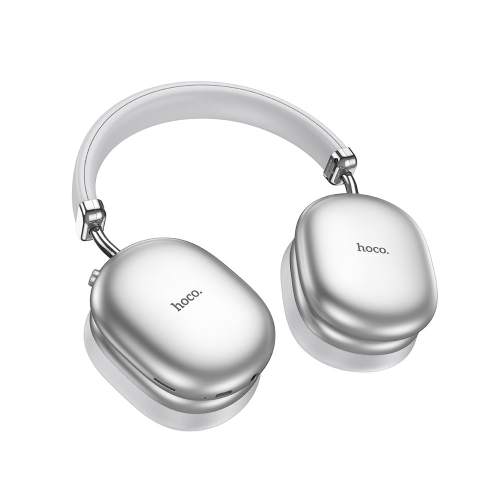 Handsfree Bluetooth HOCO W35 Max, A2DP, ANC, Stříbrný