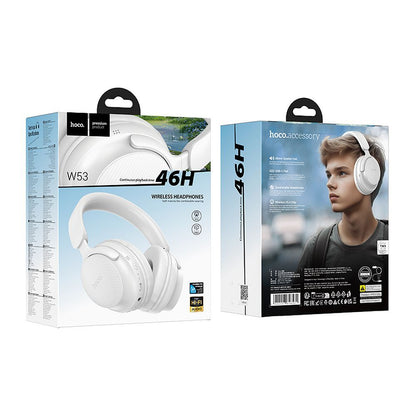Handsfree Bluetooth HOCO W53, A2DP, Bílá