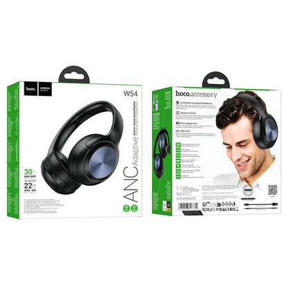 Handsfree Bluetooth HOCO W54, A2DP, ANC, Černá
