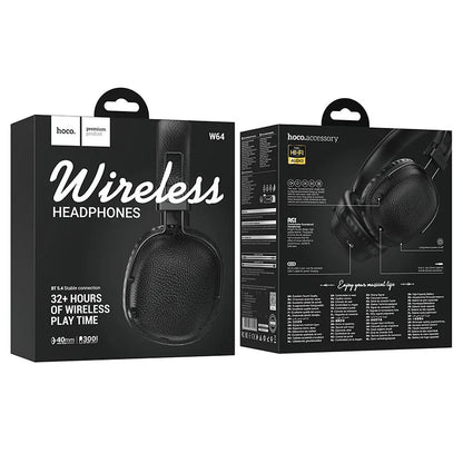 Handsfree Bluetooth HOCO W64, A2DP, Černá