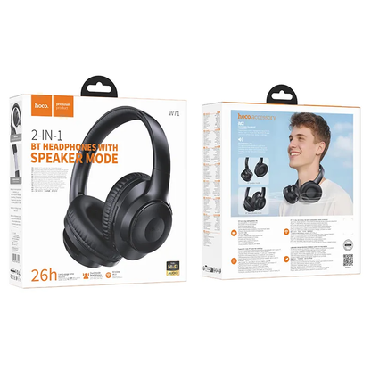 Handsfree Bluetooth HOCO W71, A2DP, Černá