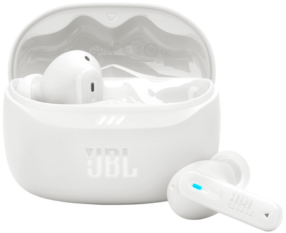 Handsfree Bluetooth JBL Tune Beam 2, TWS, ANC, MultiPoint, Bílá JBLTBEAM2WHT