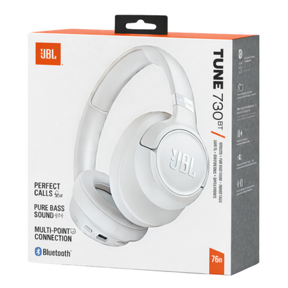 Handsfree Bluetooth JBL Tune 730BT, MultiPoint, A2DP, Bílá JBLT730BTWHT