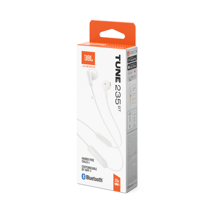 Handsfree Bluetooth JBL Tune 235BT, MultiPoint, A2DP, bílá JBLT235BTWHT