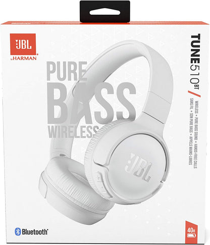 Handsfree Bluetooth JBL Tune 510BT, MultiPoint, A2DP, bílé JBLT510BTWWHTEU