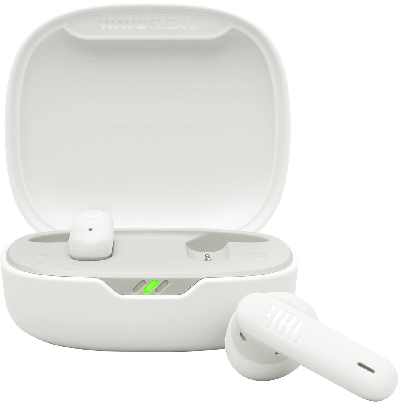 Handsfree Bluetooth JBL Wave Flex 2, TWS, ANC, MultiPoint, Bílá JBLWFLEX2WHT